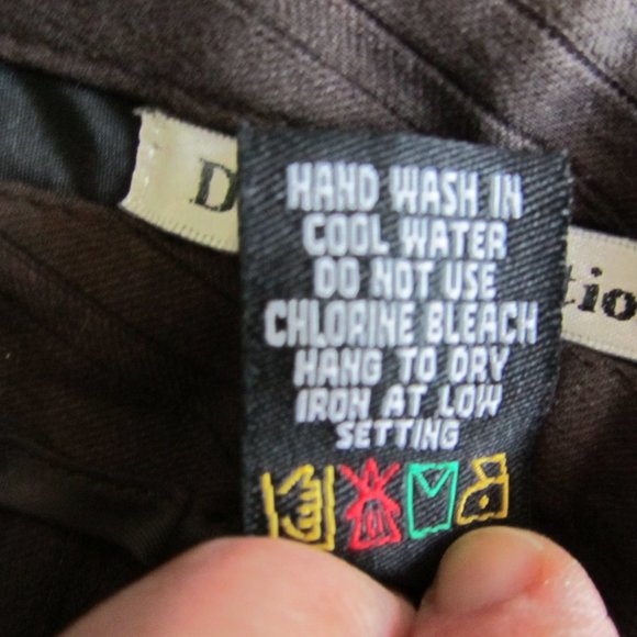 New Women’s Dalia Collection Brown Petite Straight Leg Pants size 10P - Picture 10 of 15